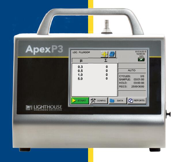 ApexP3 便携式尘埃粒子计数器